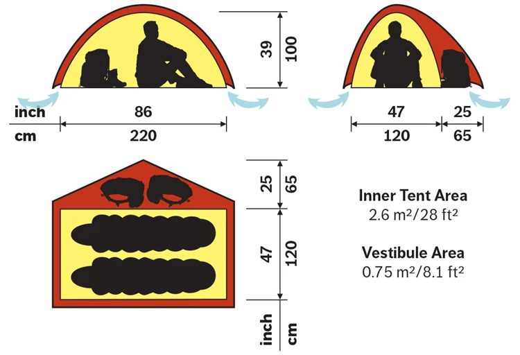 Hilleberg Niak Trekkerstent 4 Hilleberg Niak Trekkerstent - Afbeelding 2