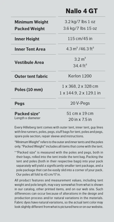 Hilleberg Nallo 4 Gt Trekkerstent 5 Hilleberg Nallo 4 Gt Trekkerstent - Afbeelding 3