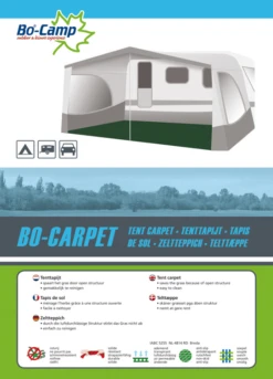 Bo-Camp - Tenttapijt - Bo-Carpet - 3 X 6 Meter - Groen Tenttapijt -Tent Wereld Winkels 4070891 8712013180069 3