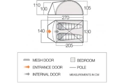 Vango Tay 200 Trekkerstent -Tent Wereld Winkels 4072734 5023519207888 1