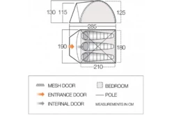 Vango Tay 300 Trekkerstent -Tent Wereld Winkels 4072736 5023519207901 1