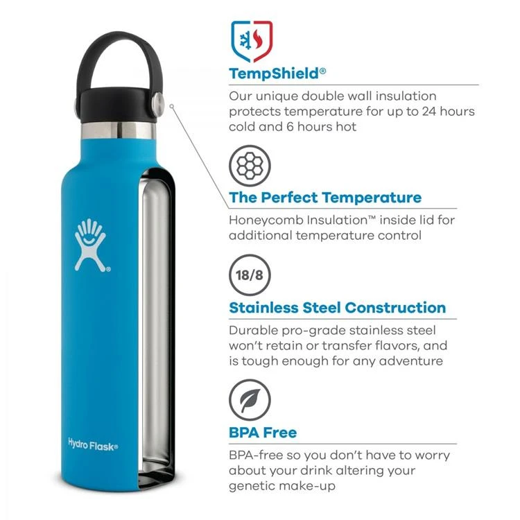 Hydro Flask 21 Oz Standard Flex Cap Thermofles 5 Hydro Flask 21 Oz Standard Flex Cap Thermofles - Afbeelding 3