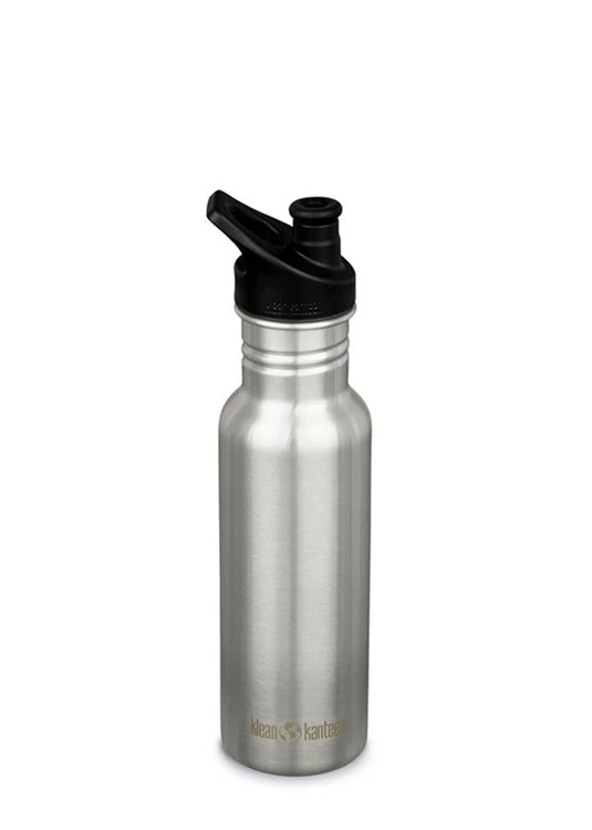 Klean Kanteen Classic Narrow 532Ml/18Oz W/Sport Cap Drinkfles 3 Klean Kanteen Classic Narrow 532Ml/18Oz W/Sport Cap Drinkfles