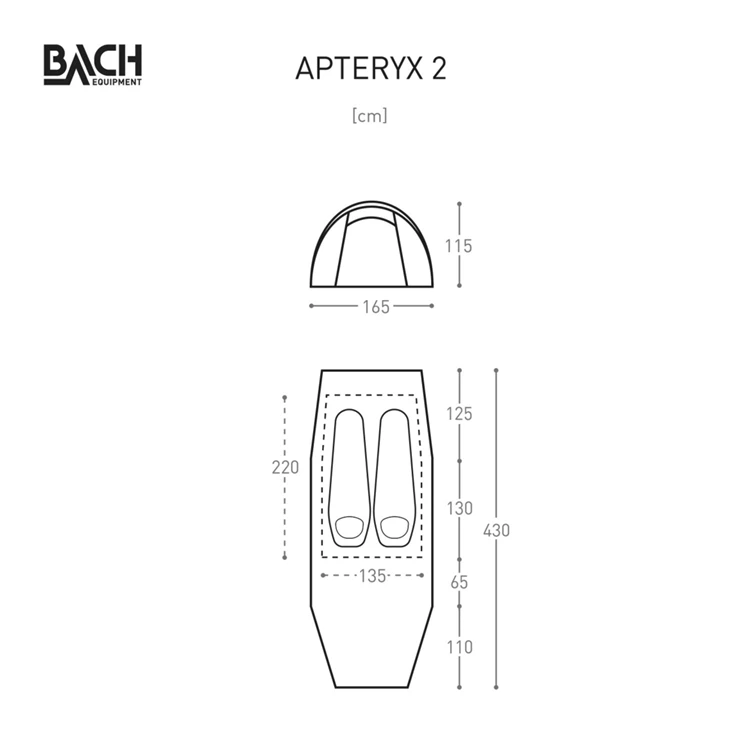 Bach Apteryx 2 Trekkerstent 5 Bach Apteryx 2 Trekkerstent - Afbeelding 3