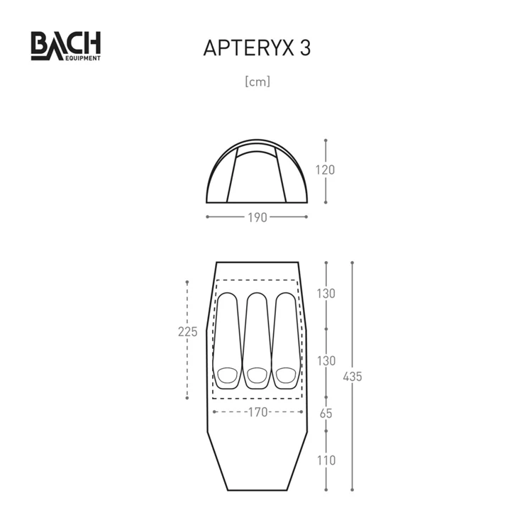 Bach Apteryx 3 Trekkerstent 5 Bach Apteryx 3 Trekkerstent - Afbeelding 3