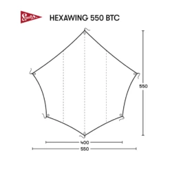 Spatz Hexawing 550 Btc Tarp -Tent Wereld Winkels 5626878 7615523298952 2