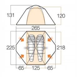 Vango Mistral 200 Trekkerstent Showmodel 7 Vango Mistral 200 Trekkerstent Showmodel -Tent Wereld Winkels 5670827 1000000081749 2