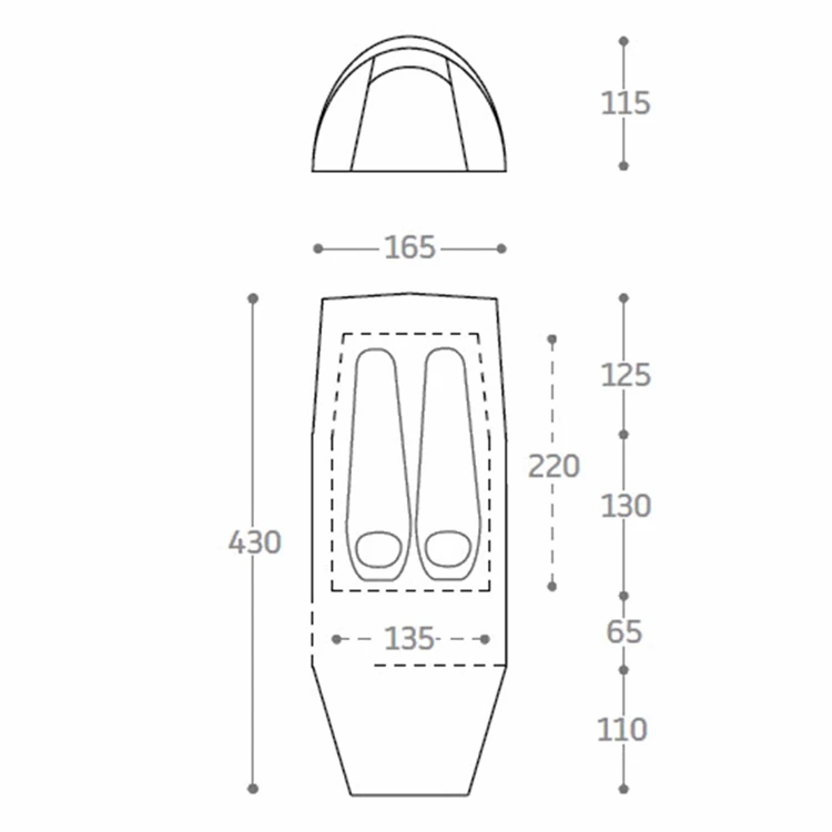 Nigor Apteryx 2 Trekkerstent Showmodel 4 Nigor Apteryx 2 Trekkerstent Showmodel - Afbeelding 2