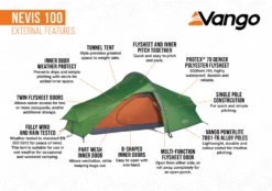 Vango Nevis 100 Trekkerstent 8 Vango Nevis 100 Trekkerstent -Tent Wereld Winkels 7315327 5059474004798 2