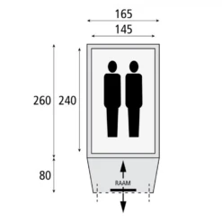 Safarica Hurricane M Pop Up Tent 9 Safarica Hurricane M Pop Up Tent -Tent Wereld Winkels 7571062 8717437033816 3